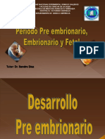 Periodo Pre Embrionario - Embrionario y Fetal