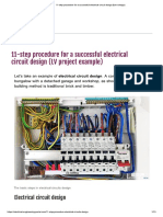 11-Step Procedure For A Successful Electrical Circuit Design (Low Voltage) PDF