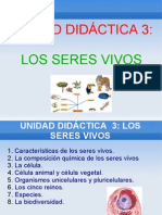 Presentación UD 3 Los Seres Vivos