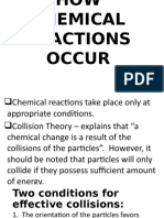 How Chemical Reactions Occur