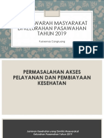 Contoh MMD MUSYAWARAH MASYARAKAT Kelurahan Pasawahan