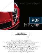 Manual Alfa Romeo Mito 2016 PDF