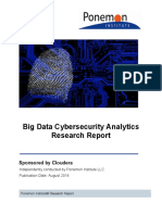 Big Data Cybersecurity Analytics Research Report