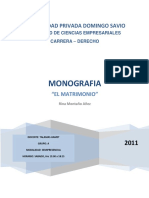 Monografia EL MATRIMONIO FINAL