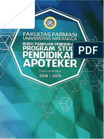 Buku Panduan Pendidikan Sarjana Farmasi Universitas Airlangga Tahun Akademik 2018 2019 PDF