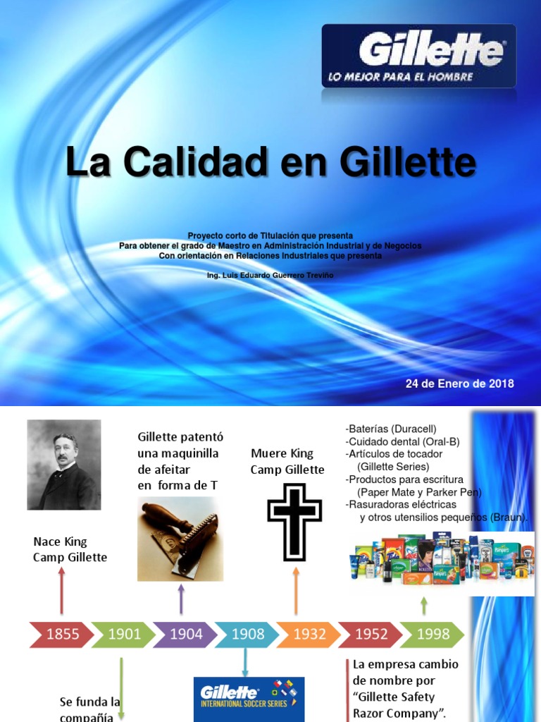 Gillete Presentación Final Pdf Economias Business