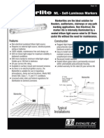 Sheet 8.3 - Self-Luminous Marker Spec Sheet