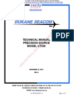 Dukane CT 200 Technical Manual