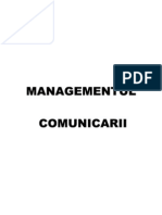 Managementul Comunicarii