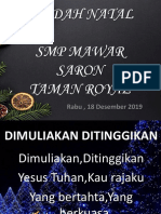 Ibadah Natal Mawar Saron