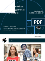 Practica 03 - Ecuaciones Algebraicas No Lineales PDF