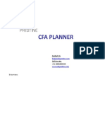 CFA Level I Planner Updated