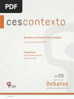 Desafios aos Estudos Pós-Coloniais. As Epistemologias Sul-Sul 