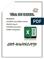 Vba en Excel