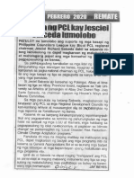 Remate, Feb. 4, 2020, Suporta NG PCL Kay Jesciel Salceda Lumolobo PDF