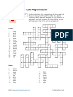 5 Letter Anagram Crossword PDF