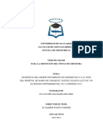 Incidencia Del Aborto Incompleto PDF