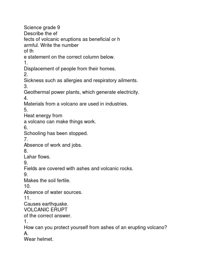 Science Grade 9 | PDF | Science & Mathematics