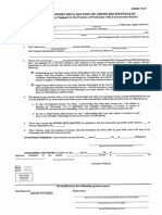 Income Payee's Sworn Declaration of Gross Receipts - BIR Annex B-2