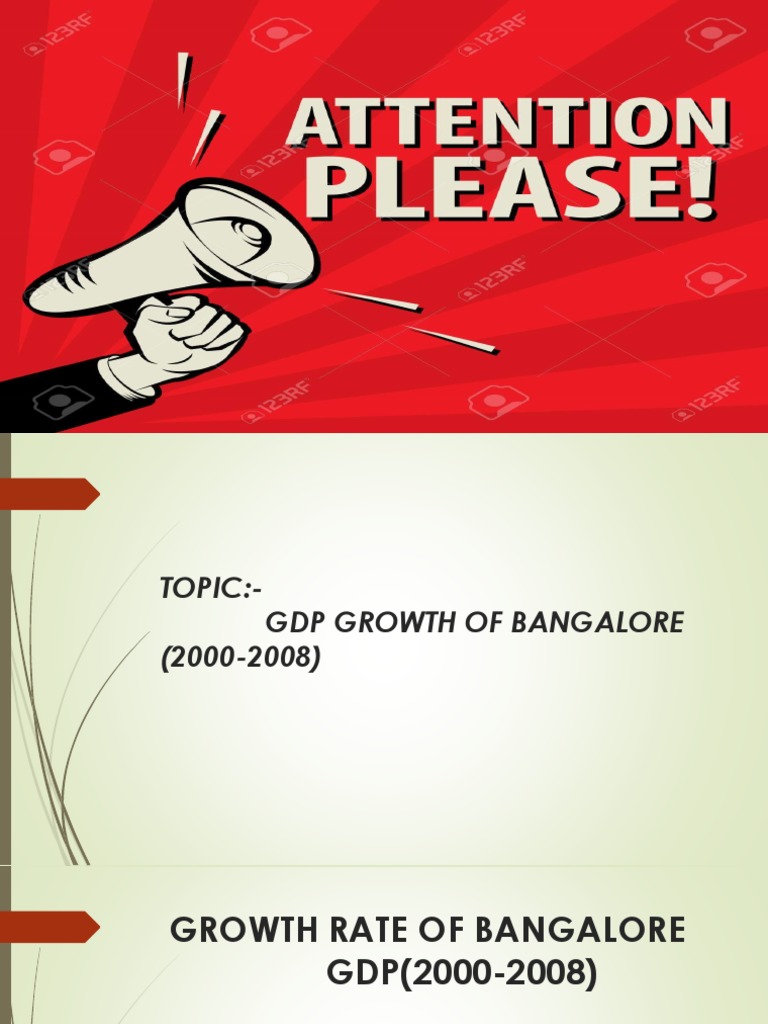 GDP GROWTH OF BANGALORE PDF