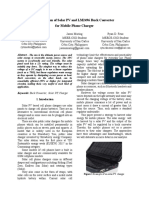 A Simulation of Solar PV and LM2496 Buck Converter