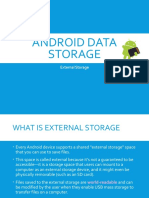 Android Data Storage - External Storage