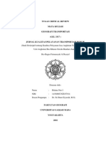 Critical Review Jurnal Transportasi