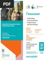 1st Announcement FIP Regional Conference & PIT IAI 2020 PDF