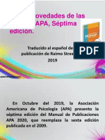 17 novedades Normas APA 7a edición