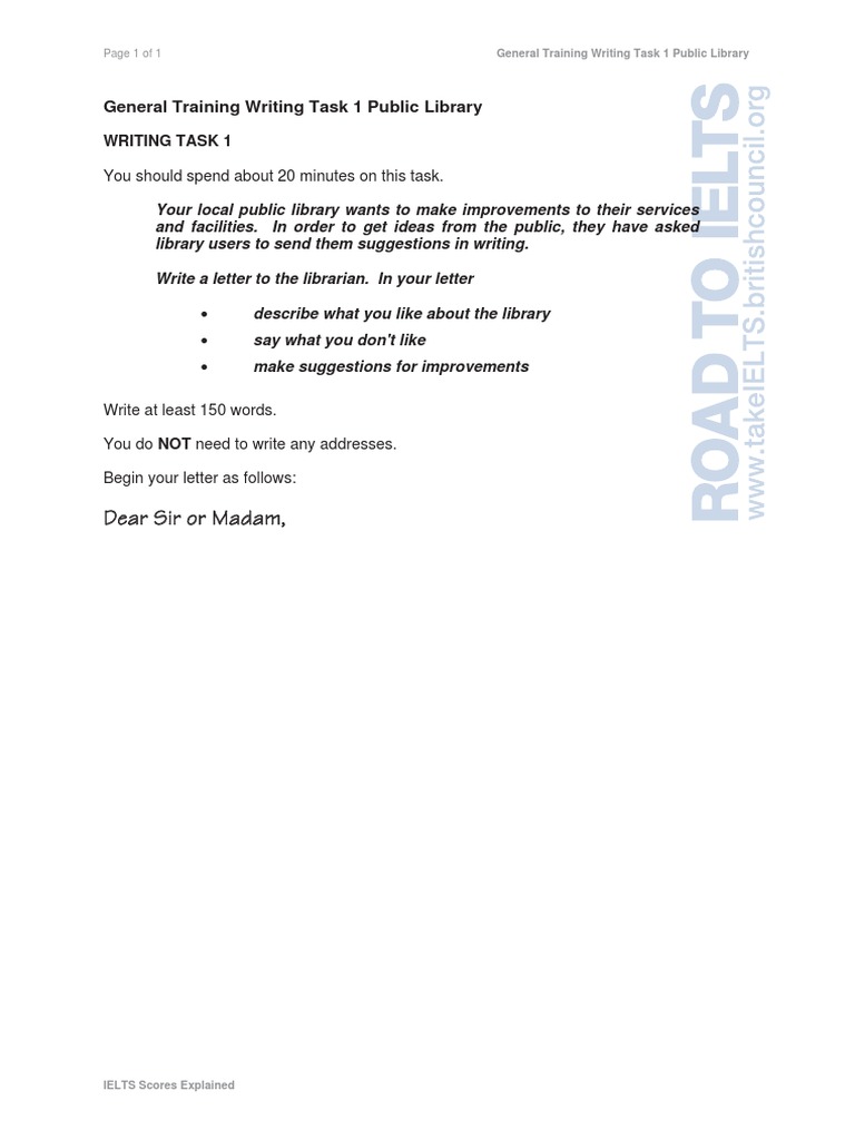 GT Writing Task1 | PDF
