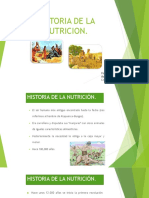 Historia de La Nutricion