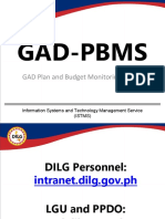 GAD-PBMS Presentation