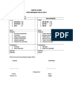 Berita Acara Pertandingan Bola Volidocx PDF