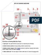 Parts of Sewing Machine