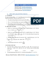 (ĐỖ VĂN ĐỨC) Góc và khoảng cách trong không gian PDF