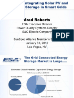 Brad Roberts ESA SunSpec ESA Presentation