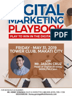 Digital Playbook Marketing Event Profile