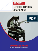 Brochure of Optical Fiber of Supreme - India