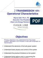 Electric Transmission 101: Operational Characteristics