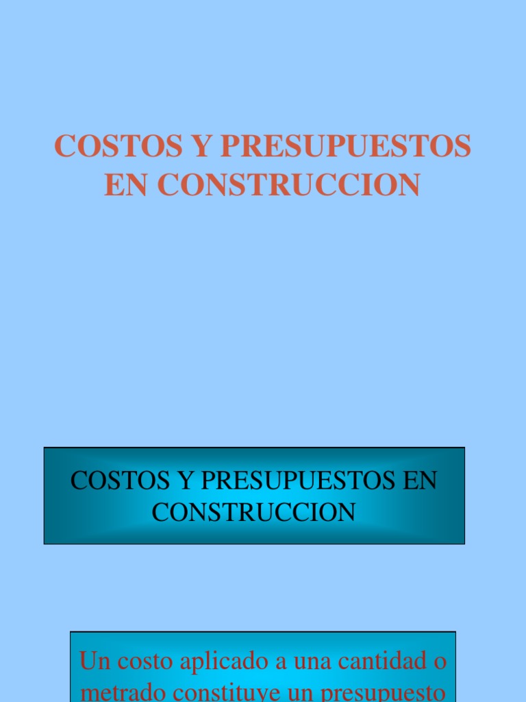 Fundamentos de Costos y Presupuestos | PDF | Presupuesto | Economias
