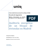 Auditoria Energetica Bloque de Viviendas Madrid