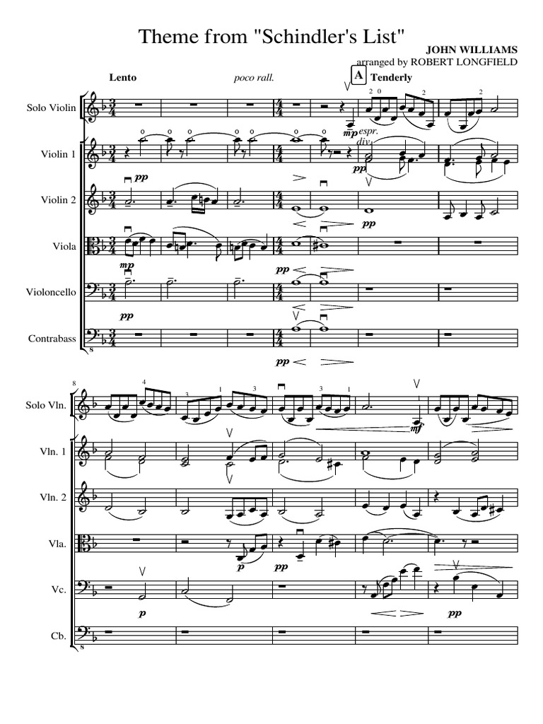 Theme from schindlers list pdf musical instruments chordophones