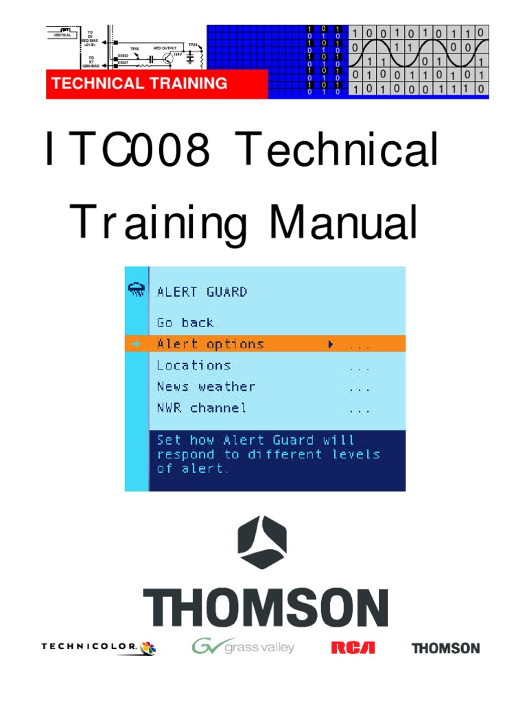 CRT (ITC008) Technical Training Manual | Power Supply | Electronic  Oscillator