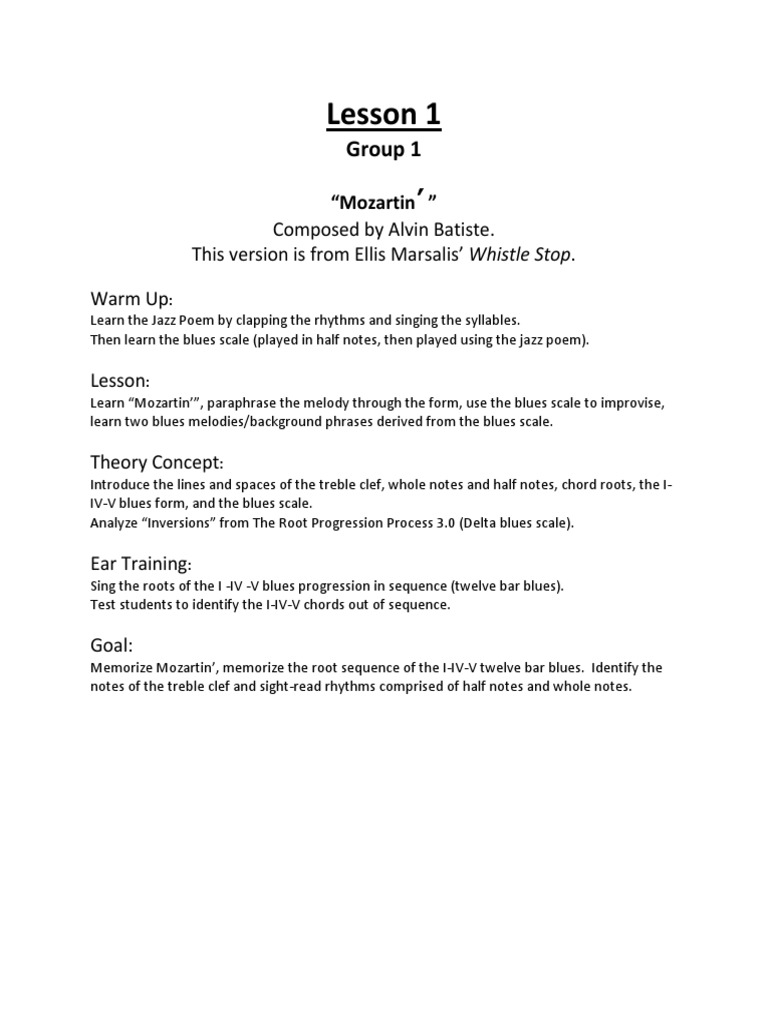Group 1 Lesson 1 - Bass Clef PDF | PDF | Musical Techniques | Harmony