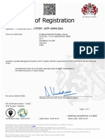 IATF 16949 2016 Certificate