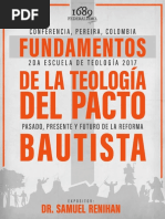 Fundamentos de La Teologia Del Pacto Bautista - Sam Renihan 2020 PDF