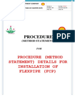 Work Method Statement - Procurement & Installation of FCP at SPDC Locations Rev. A
