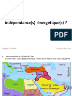 Indépendances Energétiques - Juillet 2016
