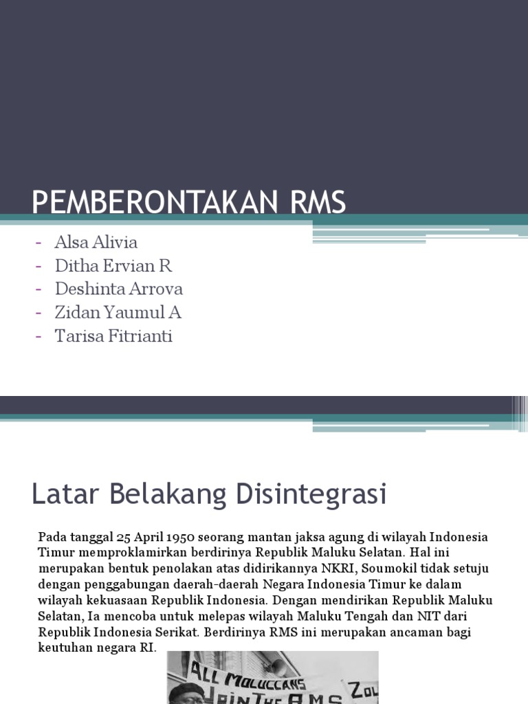 Pemberontakan RMS | PDF | Politik | Perjalanan