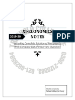 XI Eco Complt Notes 2020